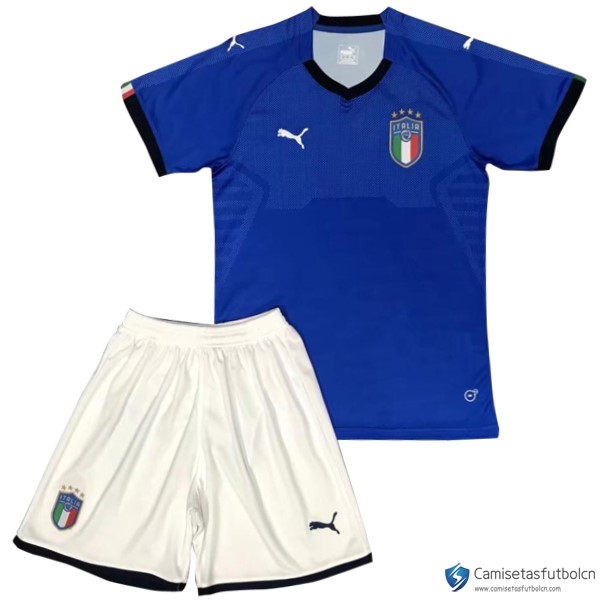 Camiseta Seleccion Italia Niño Primera equipo 2018
